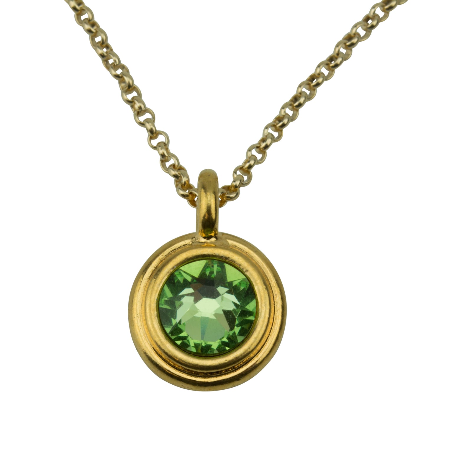 August Birthstone Necklace
