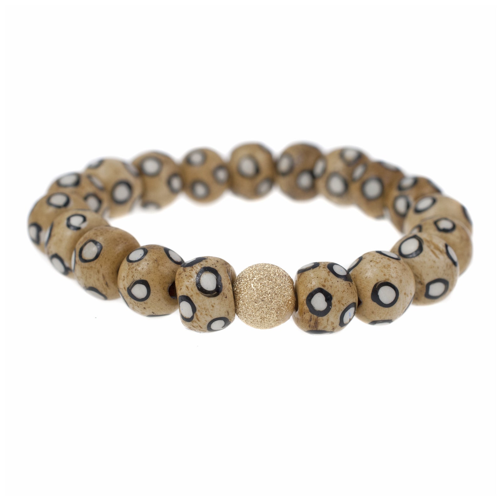 Multi Hue Polka Dot Bone