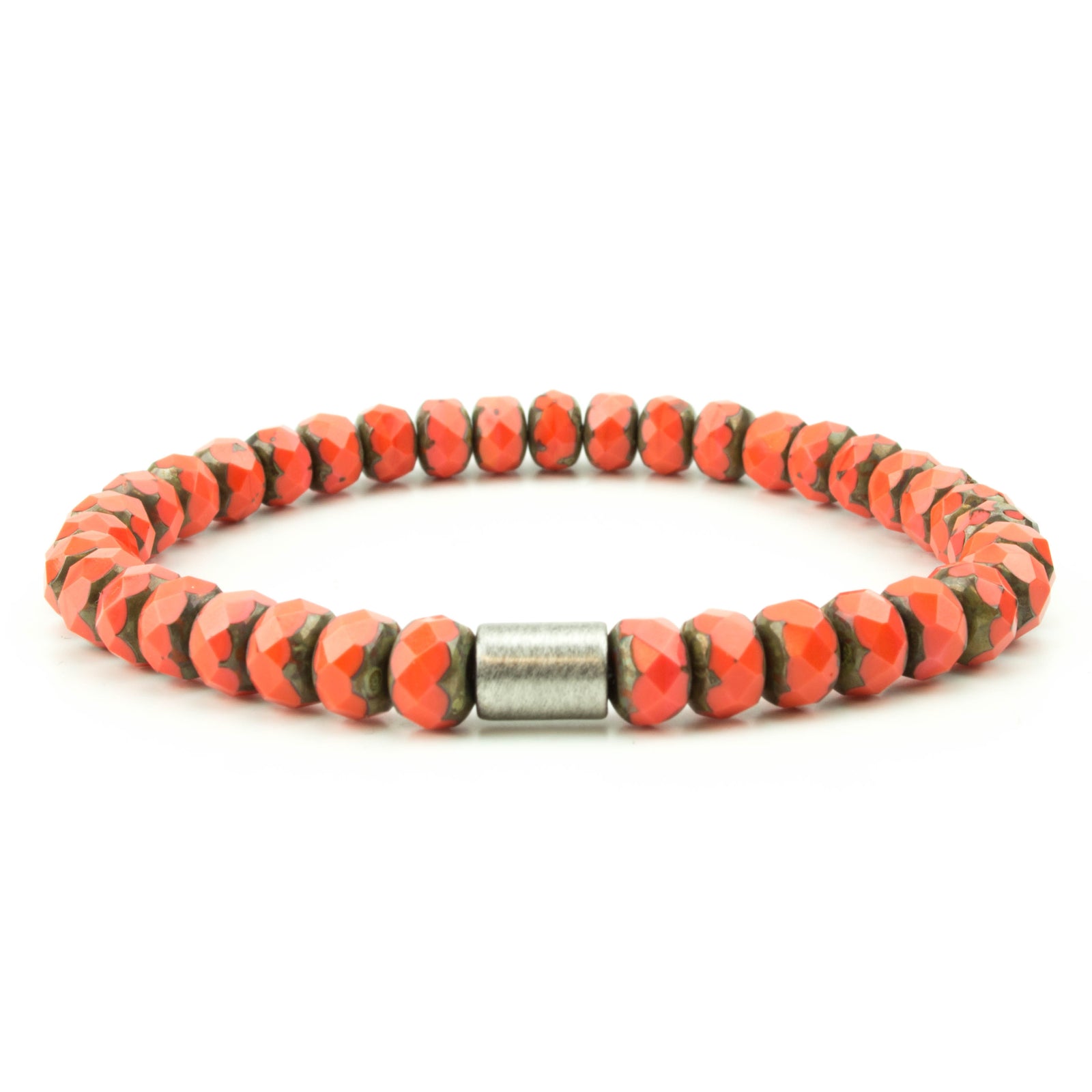 Men's Red Czech Mate Bracelet
