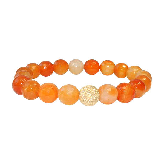 The Isabelle Bracelet in Carnelian
