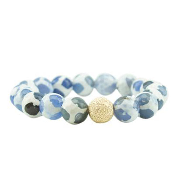 Ocean Blue Tibetan Agate